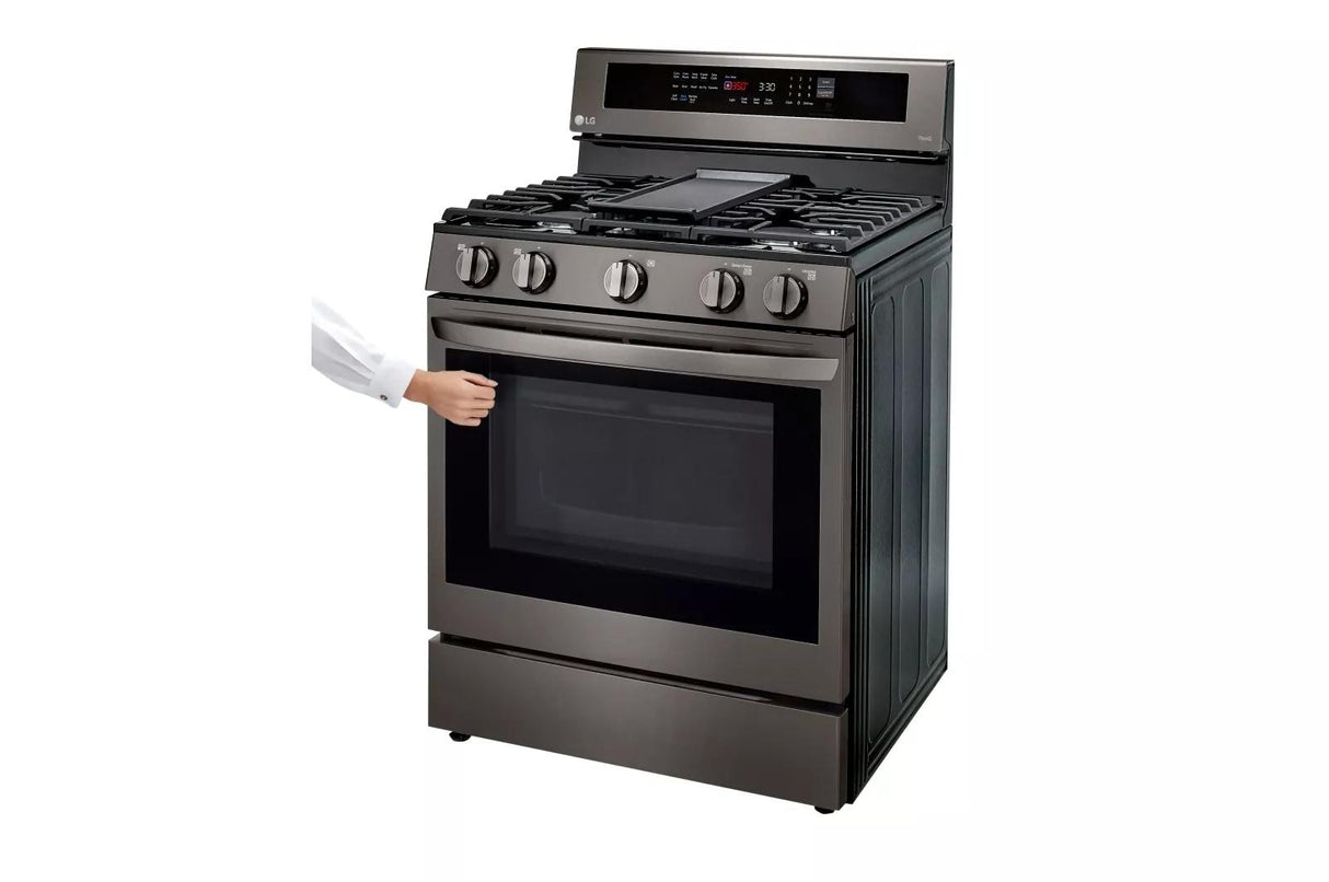 5.8 cu ft. Smart Wi-Fi Enabled True Convection InstaView(R) Gas Range with Air Fry - (LRGL5825D)