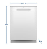 GE(R) ENERGY STAR(R) Top Control with Stainless Steel Interior Dishwasher with Sanitize Cycle - (GDP670SGVWW)