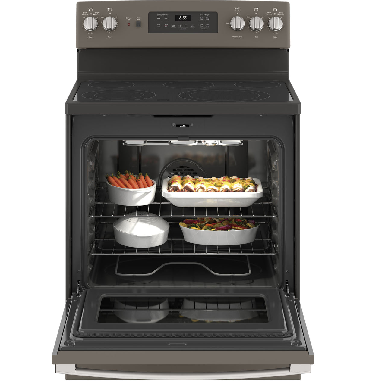 GE(R) 30" Free-Standing Electric Convection Range - (JB655EKES)