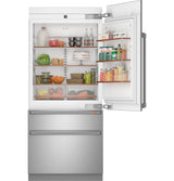 Caf(eback)(TM) 36" Integrated Bottom-Freezer Refrigerator - (CIC36RP2VS1)