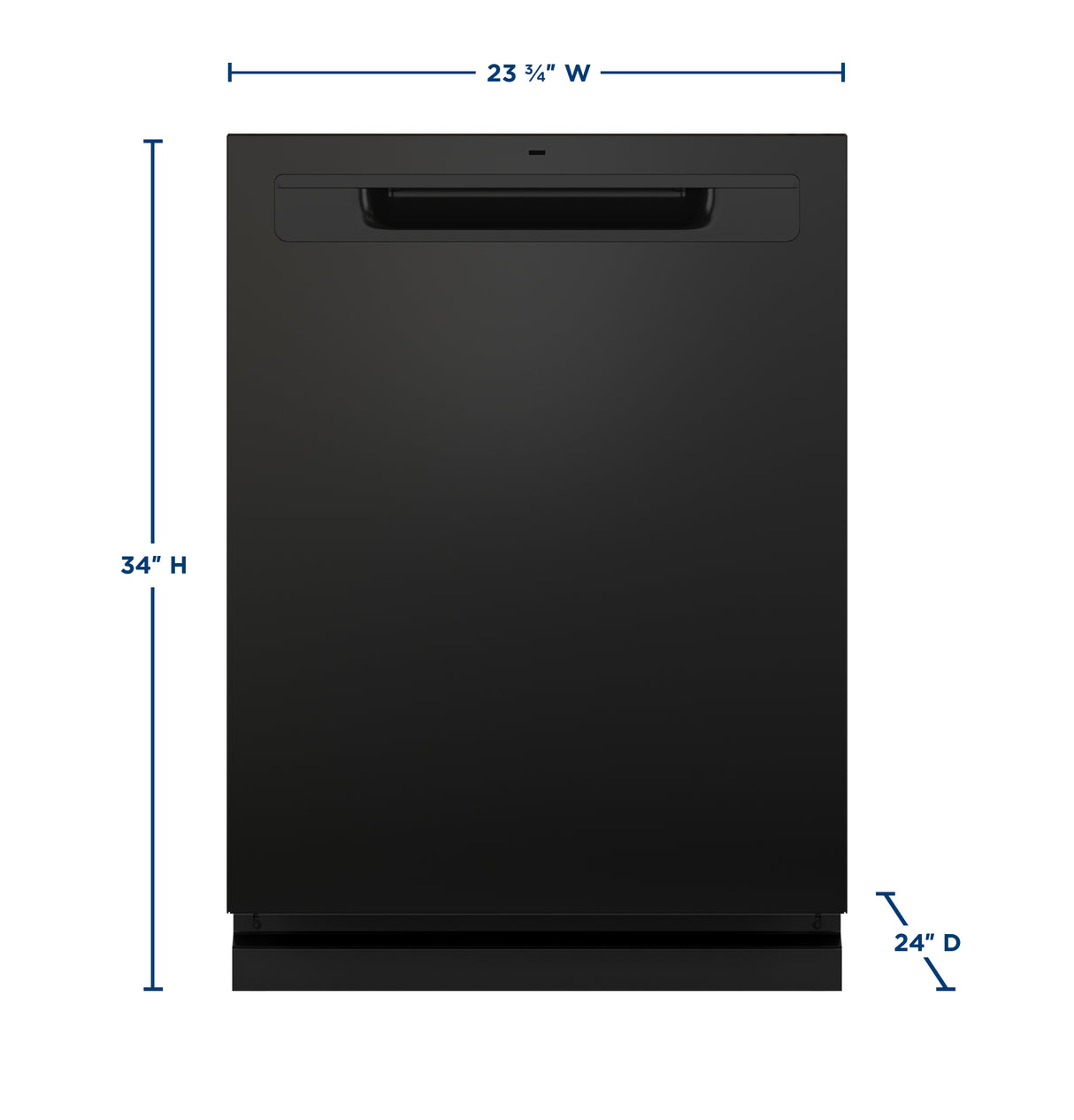 GE(R) ENERGY STAR(R) Top Control with Stainless Steel Interior Dishwasher with Sanitize Cycle - (GDP670SGVBB)