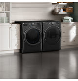 GE(R) ENERGY STAR(R) 7.8 cu. ft. Capacity Smart Front Load Electric Dryer with Steam and Sanitize Cycle - (GFD65ESPVDS)