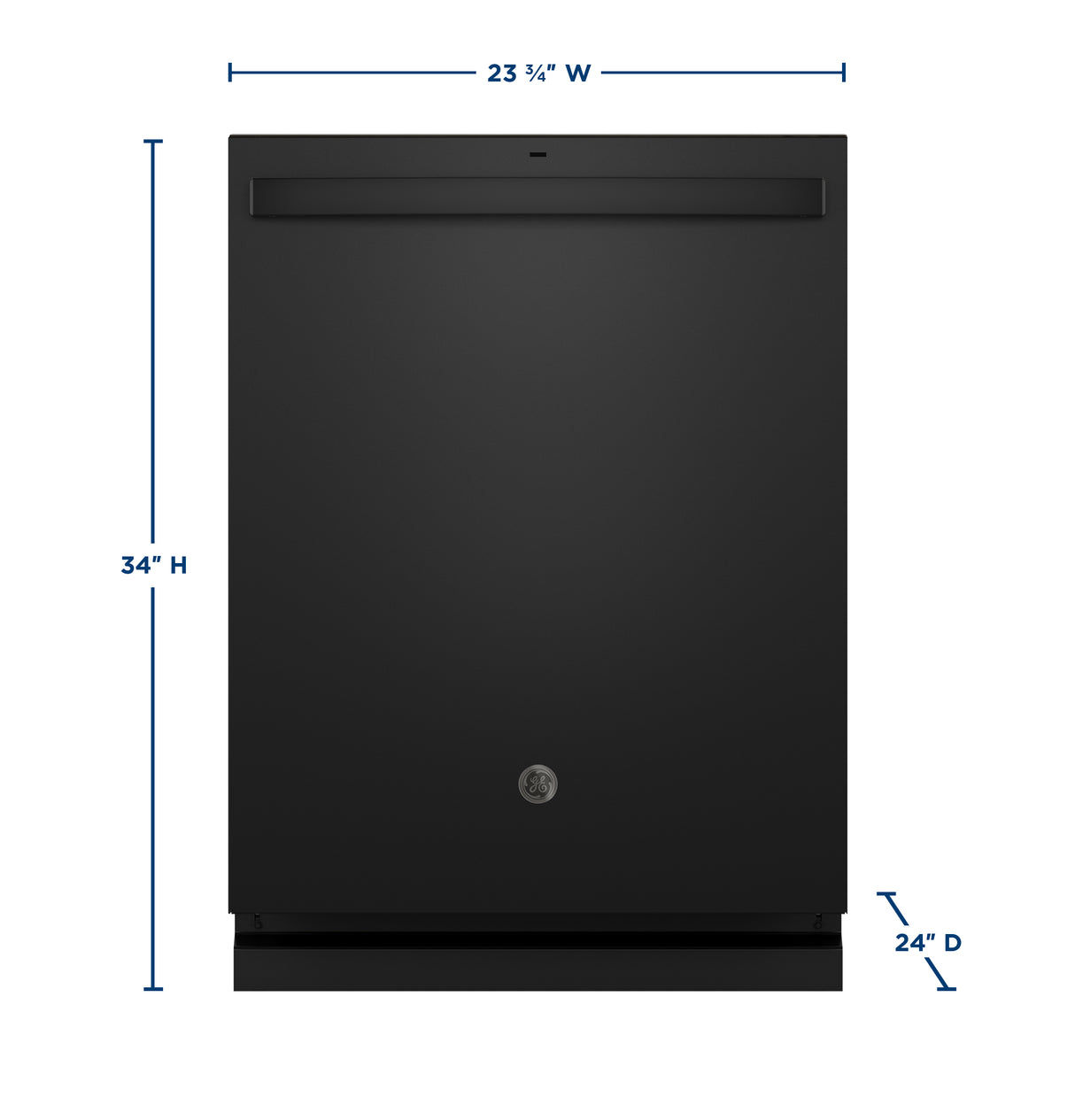 GE(R) ENERGY STAR(R) Top Control with Stainless Steel Interior Dishwasher with Sanitize Cycle - (GDT670SGVBB)