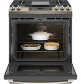 GE(R) 30" Slide-In Front-Control Convection Gas Range with No Preheat Air Fry - (JGS760EPES)