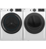 GE(R) ENERGY STAR(R) 7.8 cu. ft. Capacity Smart Front Load Electric Dryer with Steam and Sanitize Cycle - (GFD65ESSVWW)