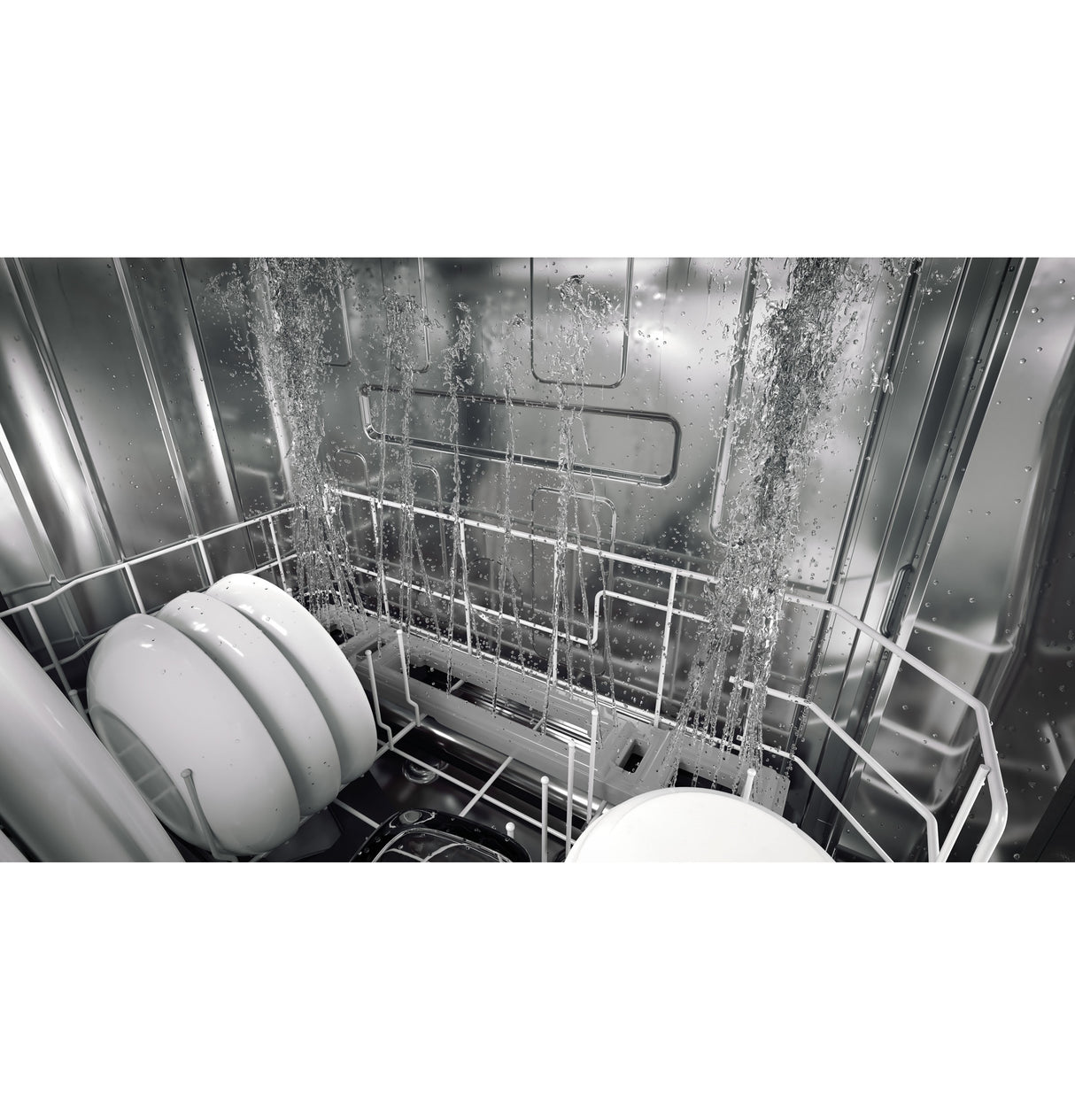 GE Profile(TM) ENERGY STAR(R) Top Control with Stainless Steel Interior Dishwasher with Sanitize Cycle & Twin Turbo Dry Boost - (PDT775SBNTS)