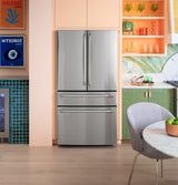 Caf(eback)(TM) ENERGY STAR(R) 28.7 Cu. Ft. Smart 4-Door French-Door Refrigerator With Dual-Dispense AutoFill Pitcher - (CGE29DP2TS1)