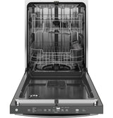 GE(R) ENERGY STAR(R) Fingerprint Resistant Top Control with Stainless Steel Interior Dishwasher with Sanitize Cycle - (GDT650SYVFS)