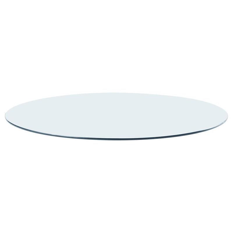 60" 12mm Round Glass Table Top Clear - (CP60RD12)