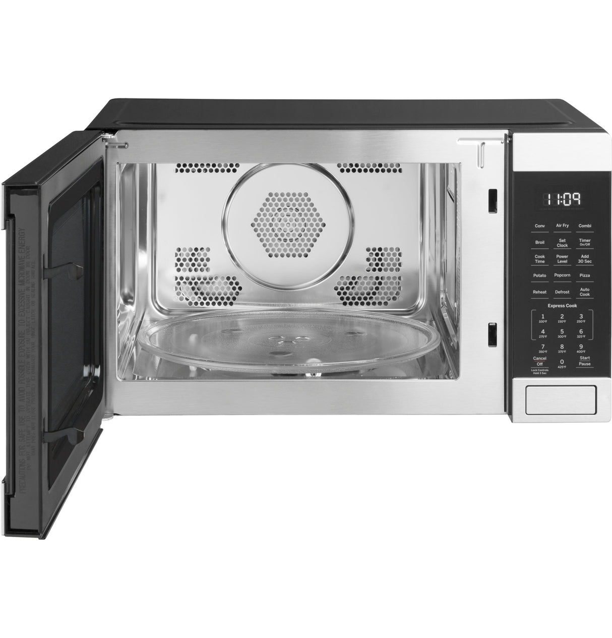 GE(R) 1.0 Cu. Ft. Capacity Countertop Convection Microwave Oven with Air Fry - (JES1109RRSS)