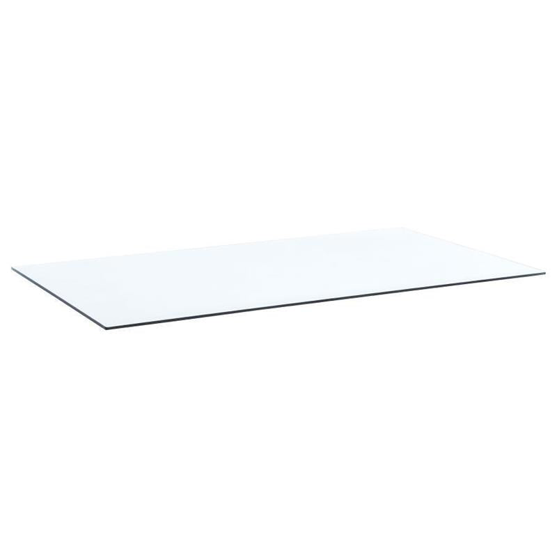 72x40" 12mm Rectangular Glass Top Clear - (CF407212)