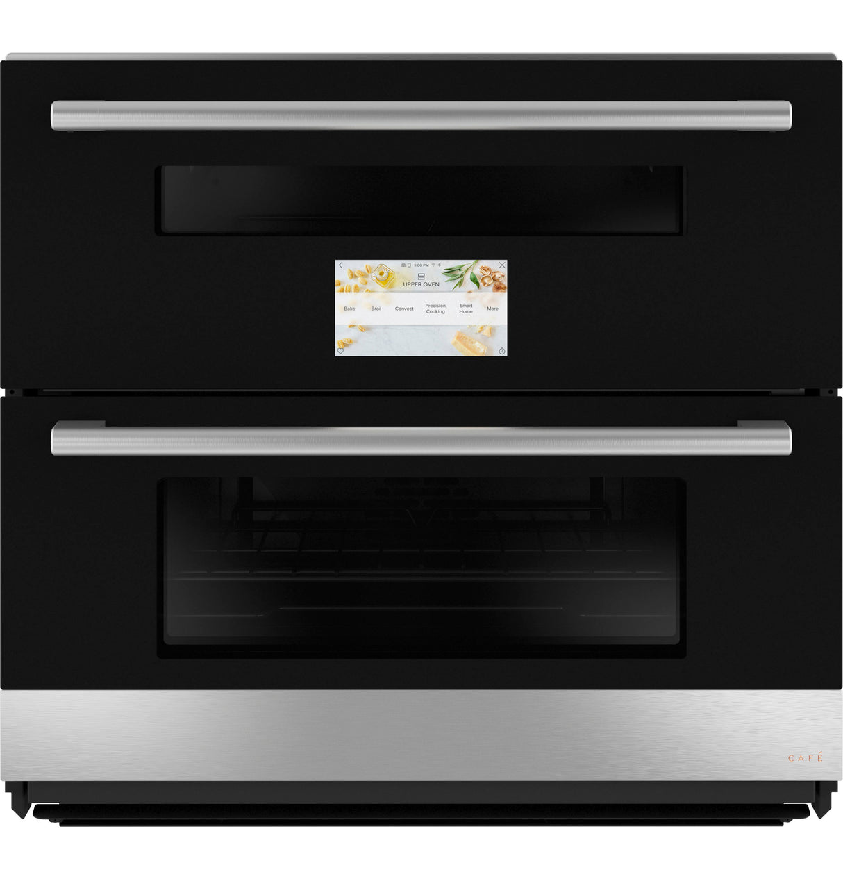 Caf(eback)(TM) 30" Duo Smart Single Wall Oven in Platinum Glass - (CTS92DM2NS5)