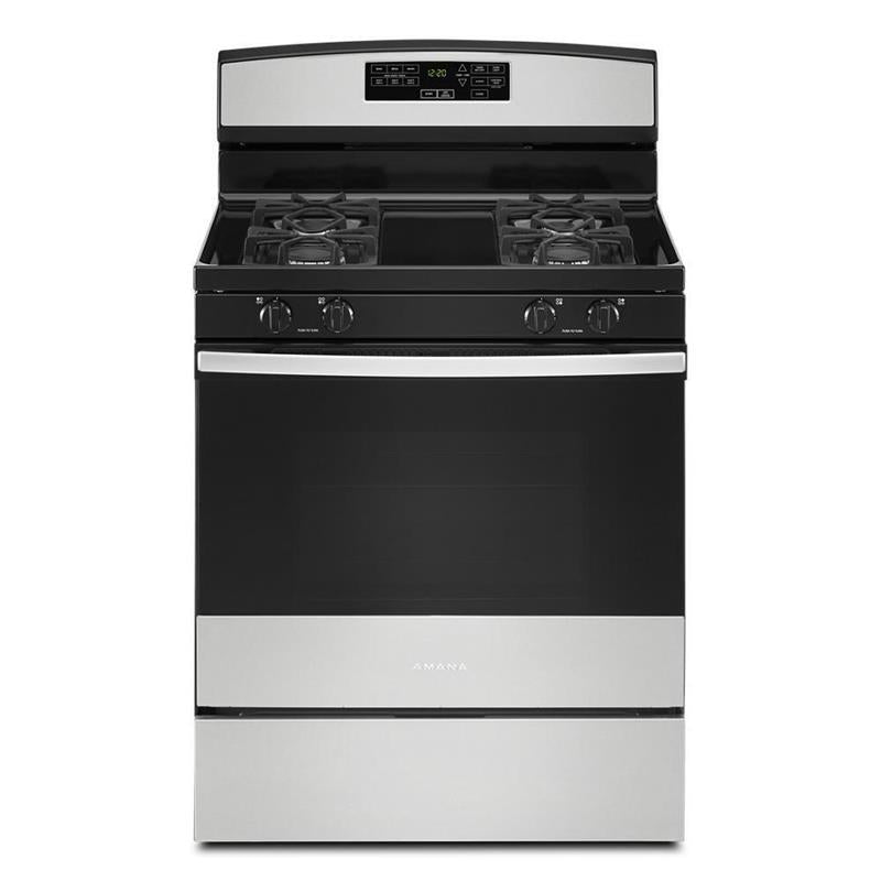 30-inch Gas Range with Self-Clean Option - (AGR6603SMS)