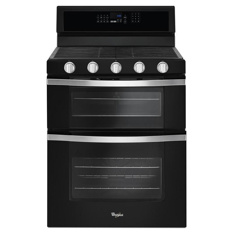 6.0 Cu. Ft. Gas Double Oven Range with EZ-2-Lift(TM) Hinged Grates - (WGG745S0FE)