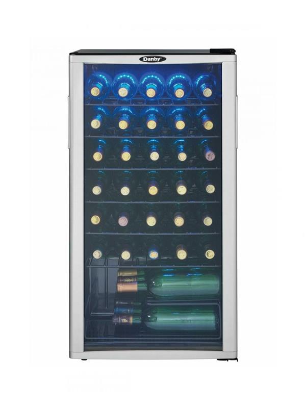 Danby 36 Bottle Free-Standing Wine Cooler in Platinum - (DWC350BLP)