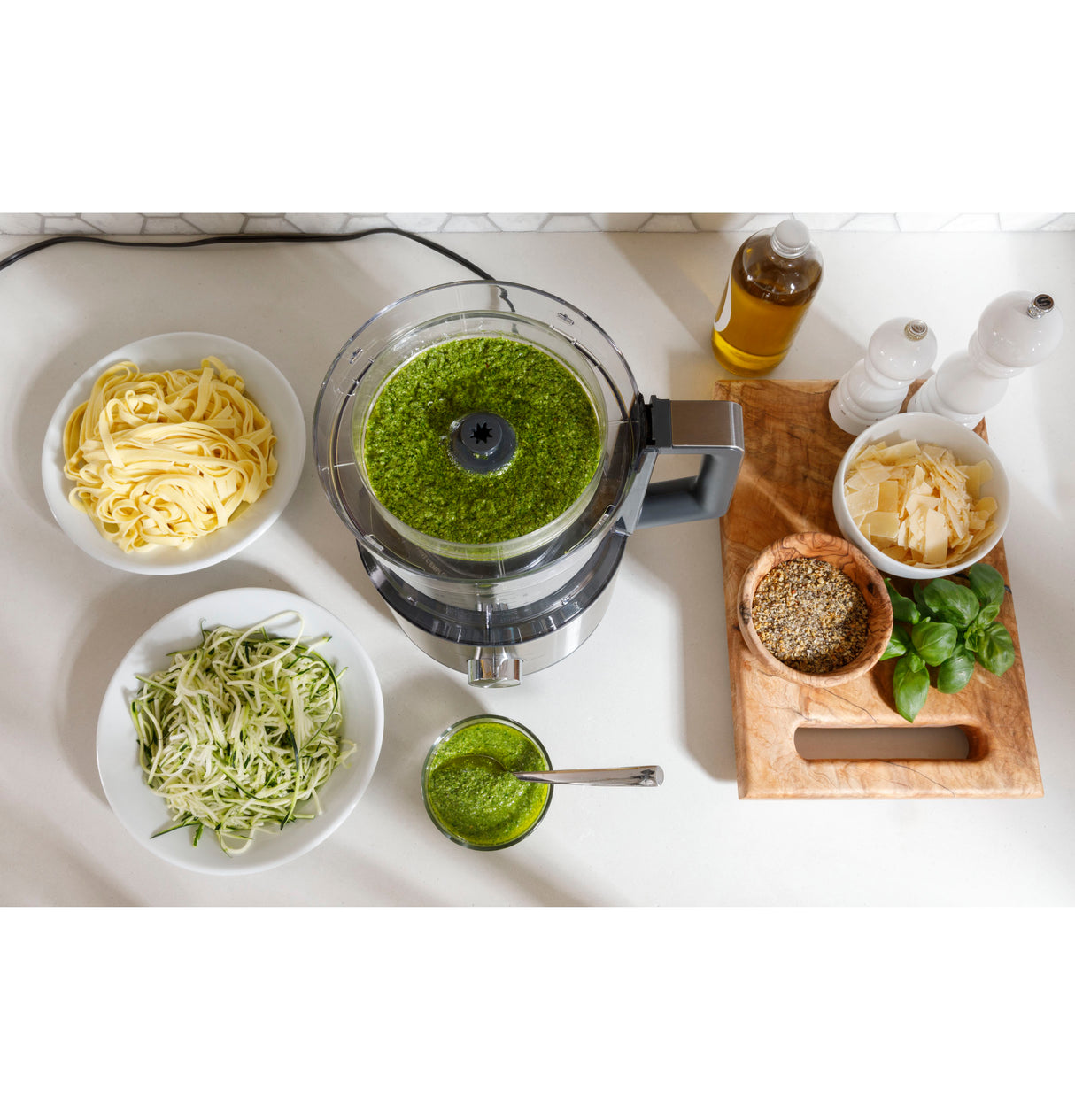 GE 12-Cup Food Processor with Accessories - (G8P1AASSPSS)