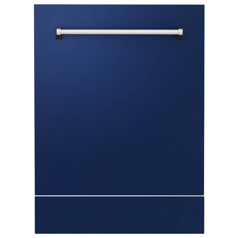 ZLINE 24" Tallac Series 3rd Rack Dishwasher with Traditional Handle, 51dBa (DWV-24) [Color: Blue Matte] - (DWVBM24)