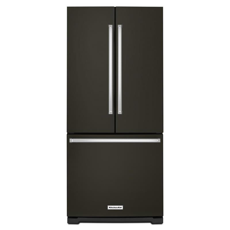 20 cu. Ft. 30-Inch Width Standard Depth French Door Refrigerator with Interior Dispense - (KRFF300EBS)