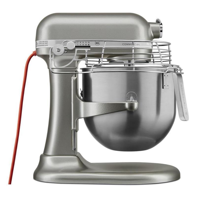 NSF Certified(R) Commercial Series 8 Quart Bowl-Lift Stand Mixer with Stainless Steel Bowl Guard - (KSMC895CU)