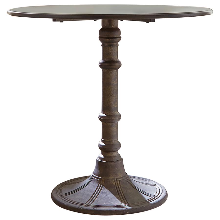 Oswego Round Bistro Dining Table Bronze - (100063)