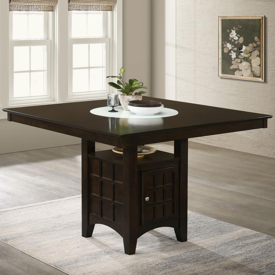 Gabriel Square Counter Height Dining Table Cappuccino - (100438)