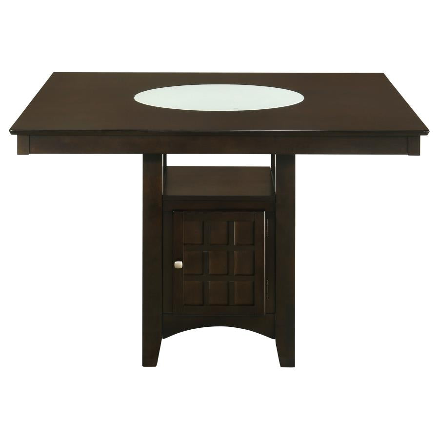 Gabriel Square Counter Height Dining Table Cappuccino - (100438)