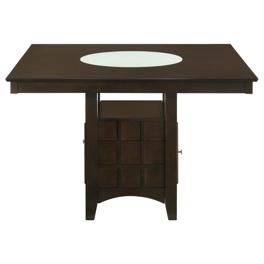 Gabriel Square Counter Height Dining Table Cappuccino - (100438)