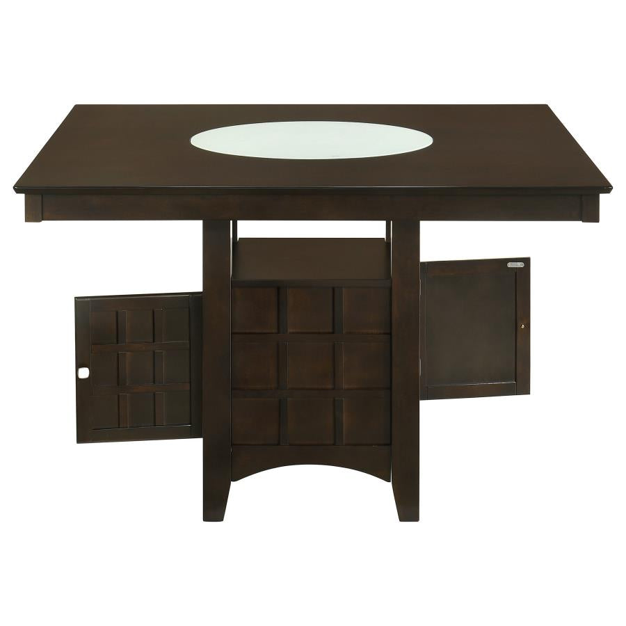 Gabriel Square Counter Height Dining Table Cappuccino - (100438)