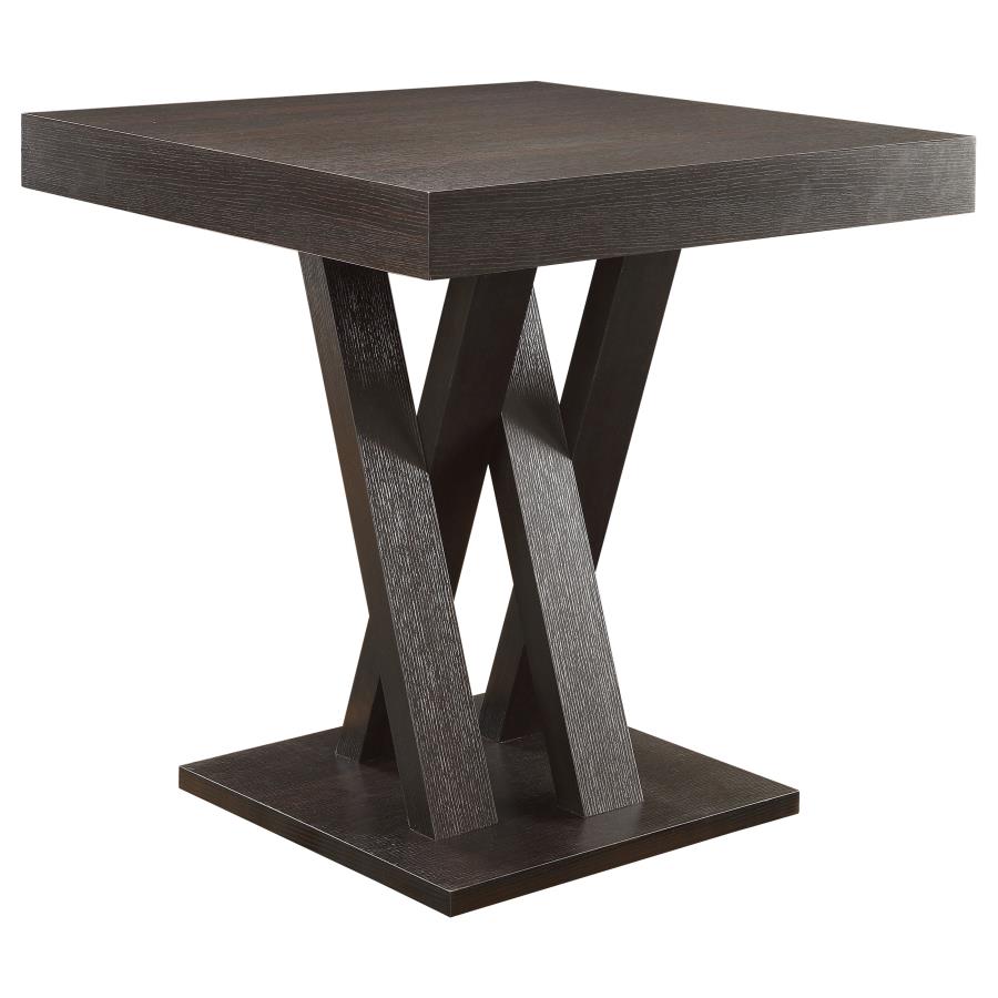Freda Square Counter Height Table Cappuccino - (100523)