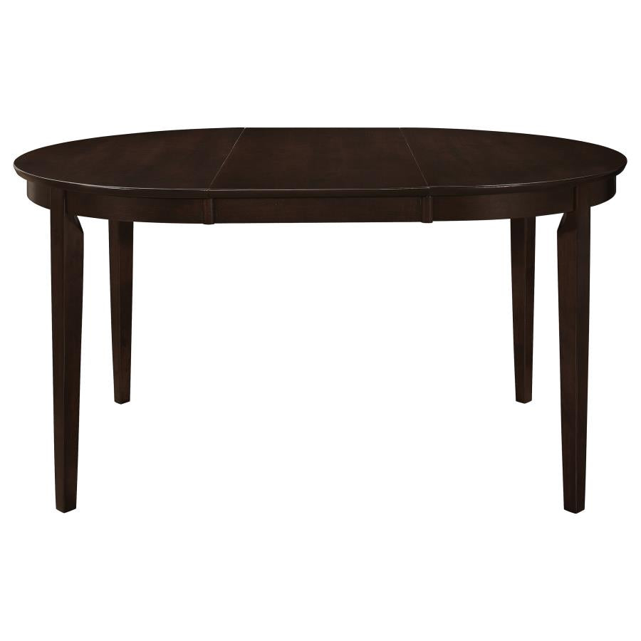 Gabriel Oval Dining Table Cappuccino - (100770)