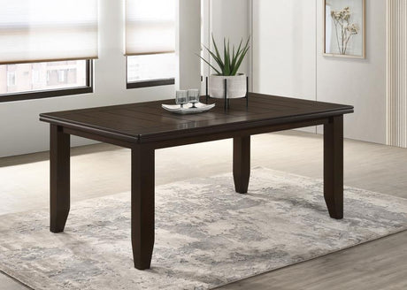 Dalila Rectangular Dining Table Cappuccino - (102721)