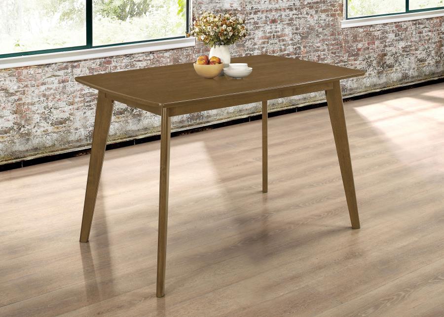 Kersey Dining Table With Angled Legs Chestnut - (103061)