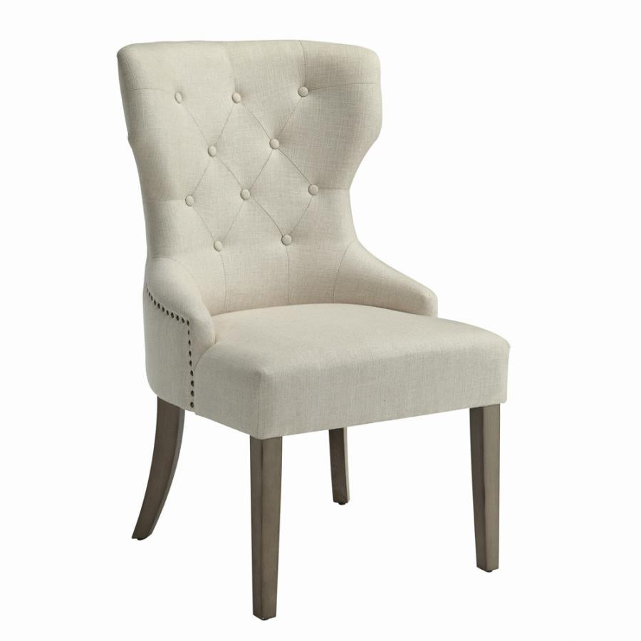 Baney Tufted Upholstered Dining Chair Beige - (104507)