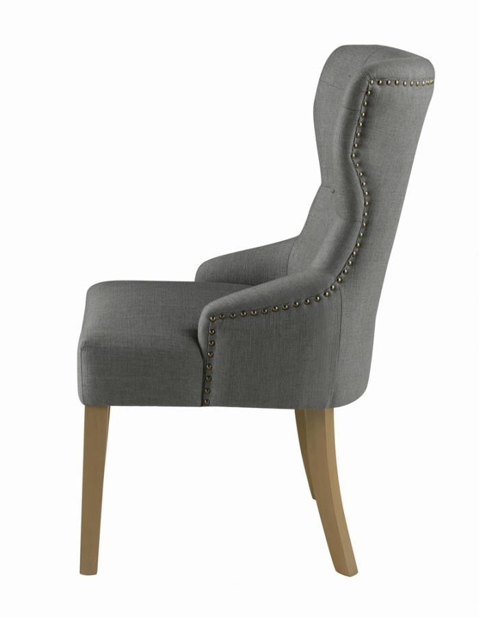 Baney Tufted Upholstered Dining Chair Grey - (104537)