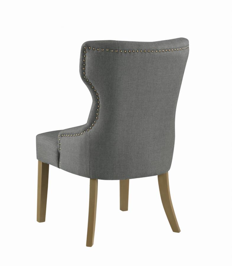 Baney Tufted Upholstered Dining Chair Grey - (104537)