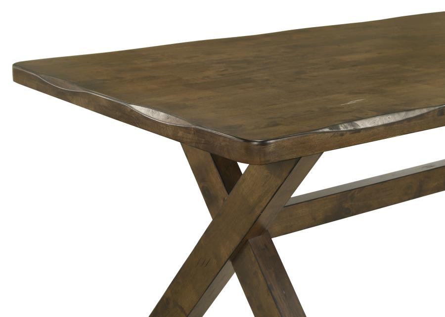 Alston X-shaped Dining Table Knotty Nutmeg - (106381)