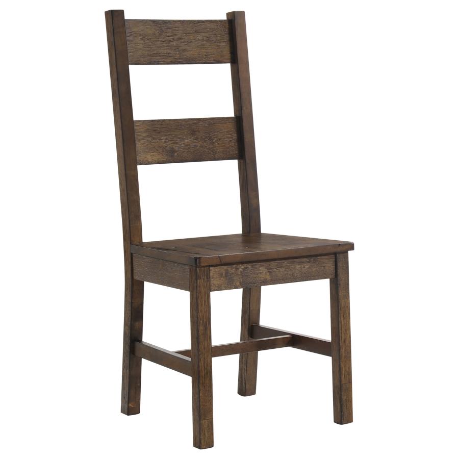 Coleman Dining Side Chairs Rustic Golden Brown (set of 2) - (107042)