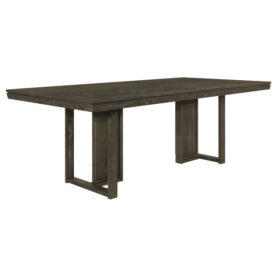 Kelly Rectangular Dining Table Dark Grey - (107961)