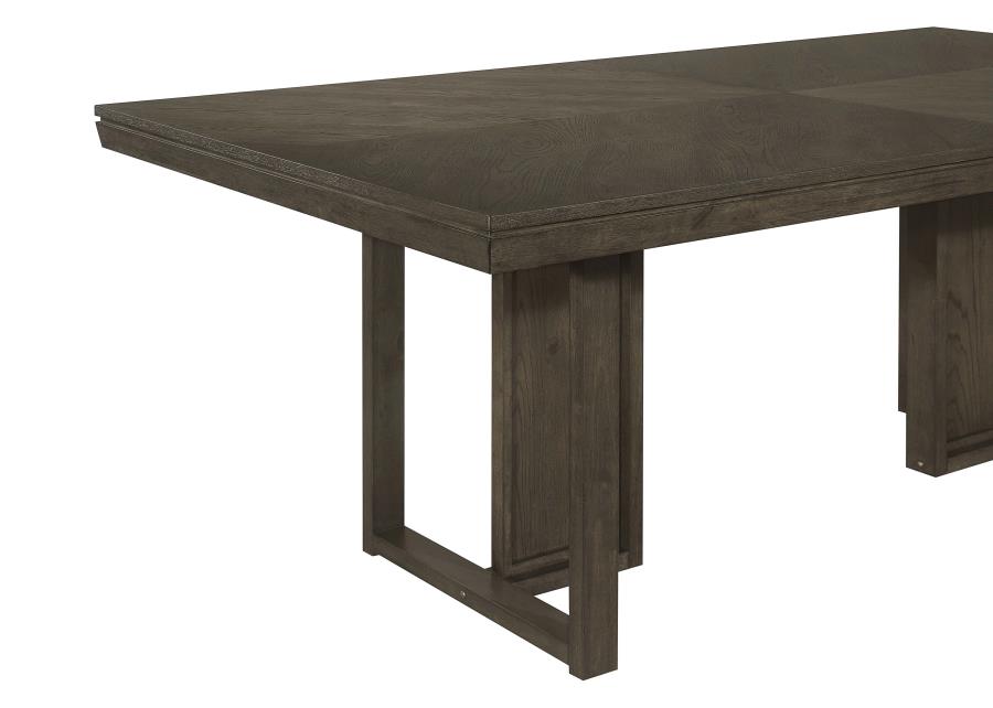 Kelly Rectangular Dining Table Dark Grey - (107961)