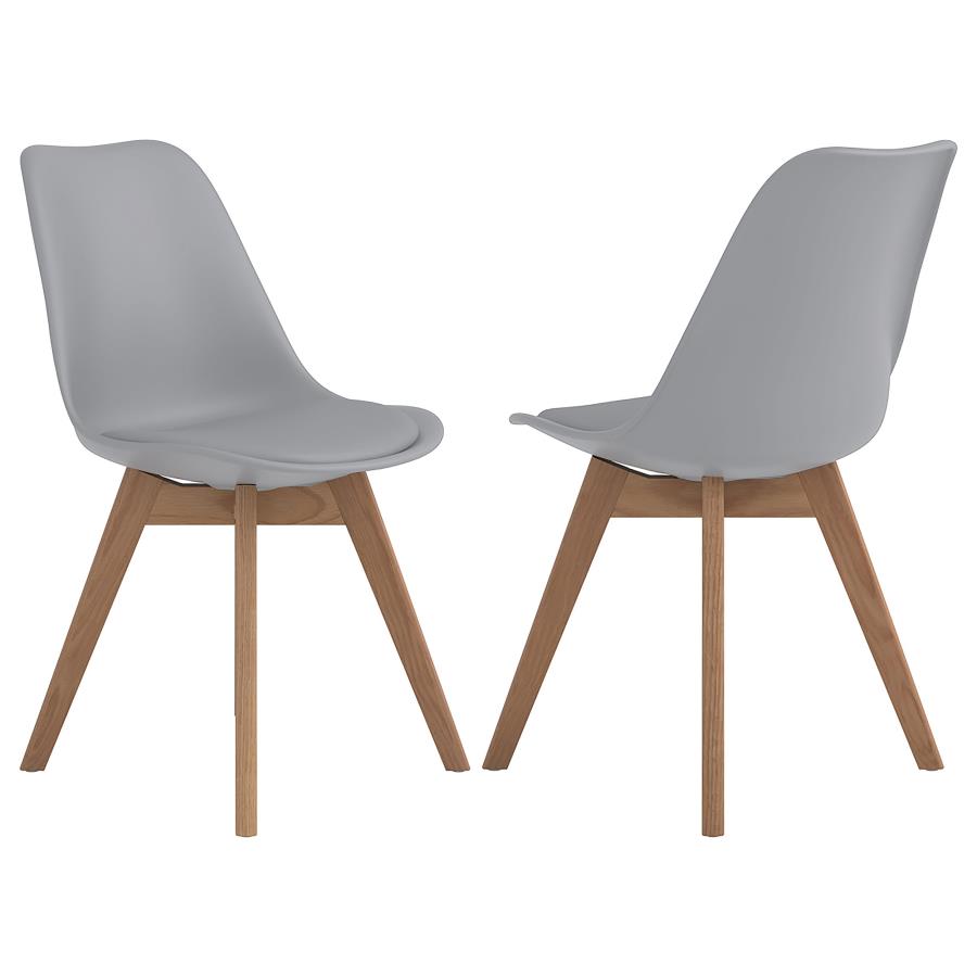 Caballo Upholstered Side Chairs Grey (set of 2) - (110132)