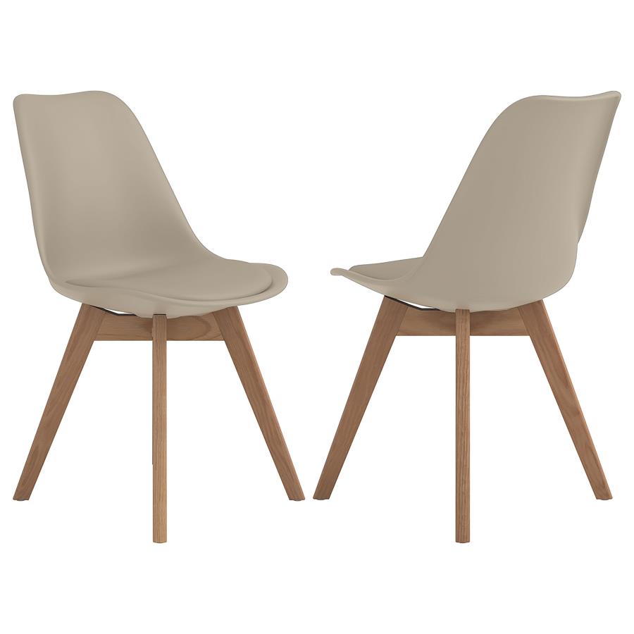 Caballo Upholstered Side Chairs Tan (set of 2) - (110152)