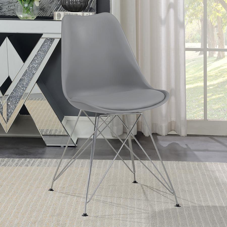 Juniper Upholstered Side Chairs Grey (set of 2) - (110262)