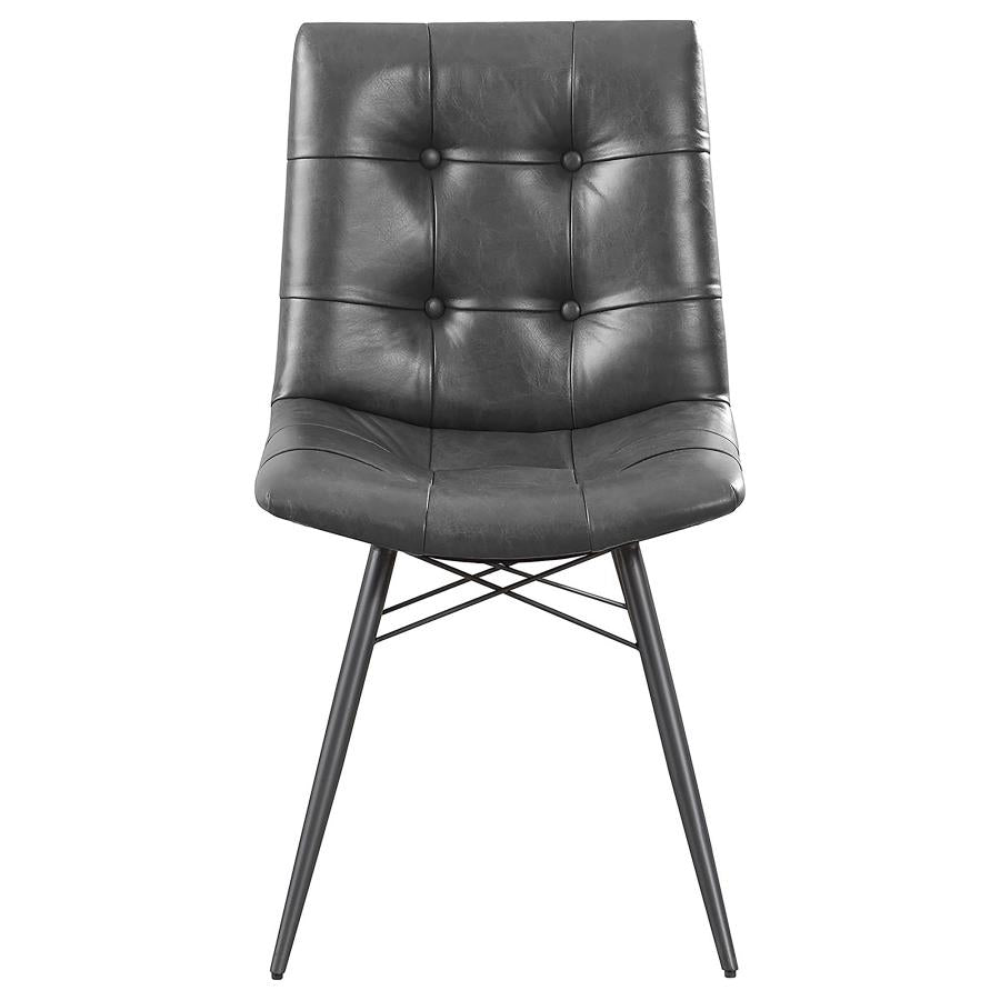 Aiken Tufted Dining Chairs Charcoal (set of 4) - (110302)