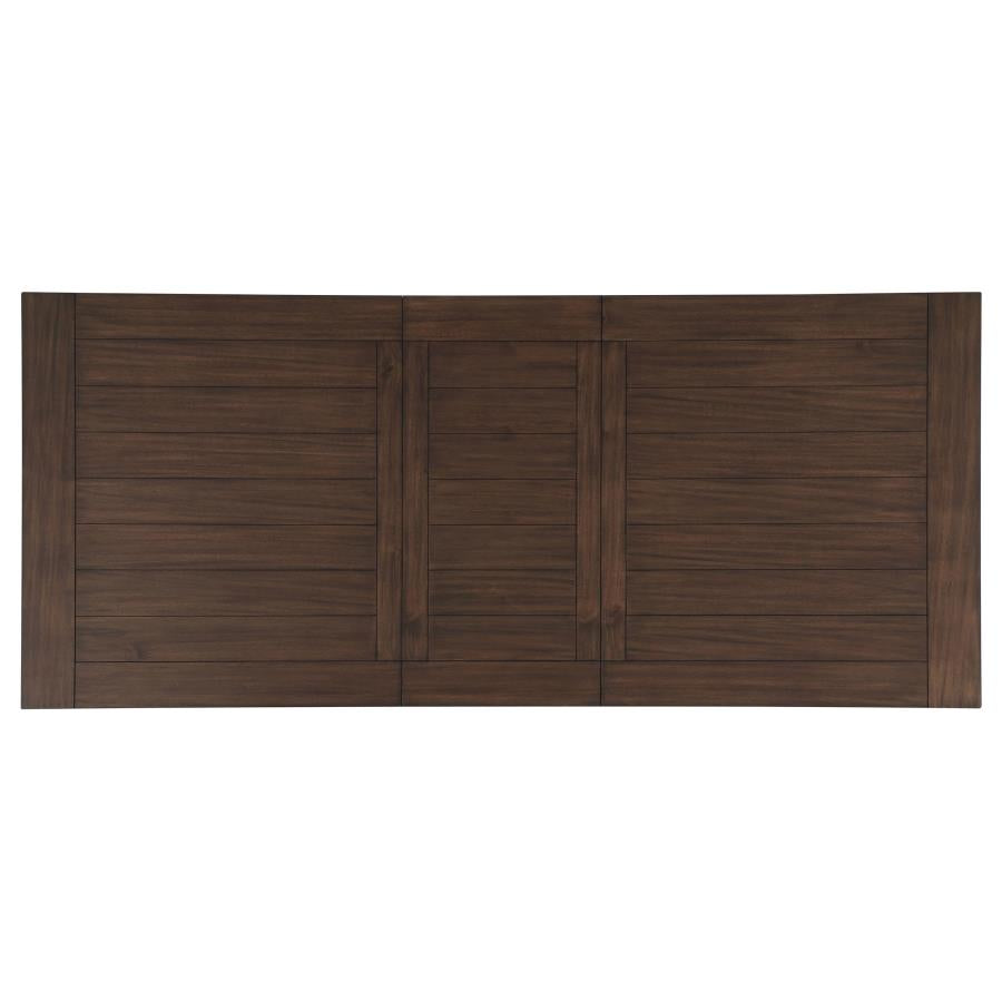 Madelyn Dining Table With Extension Leaf Dark Cocoa and Coastal White - (110381)