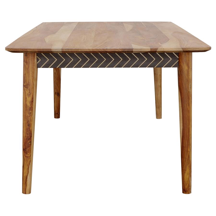 Partridge Wooden Dining Table Natural Sheesham - (110571)