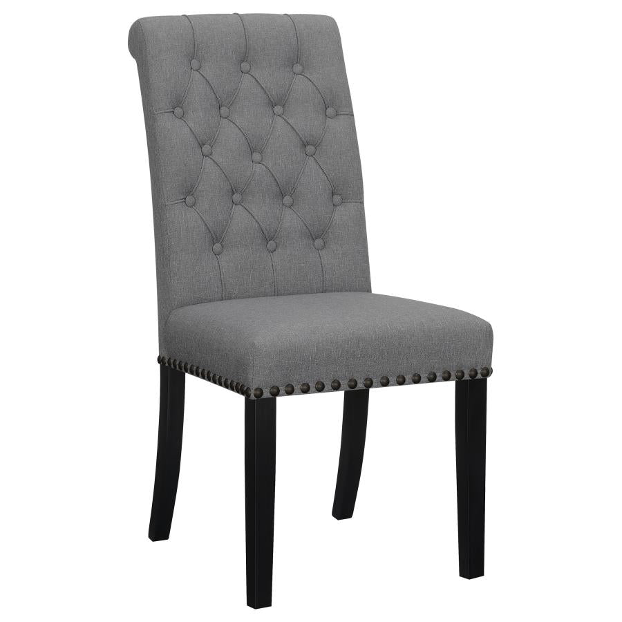 Alana Upholstered Tufted Side Chairs With Nailhead Trim (set of 2) - (115162)