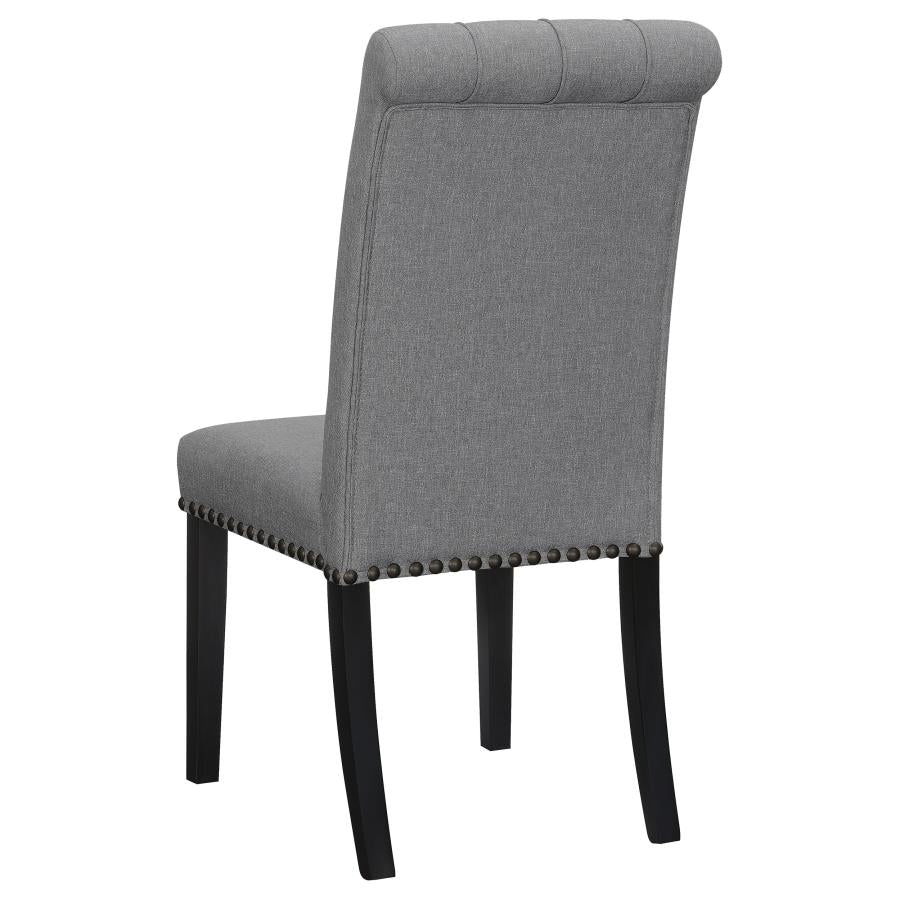 Alana Upholstered Tufted Side Chairs With Nailhead Trim (set of 2) - (115162)