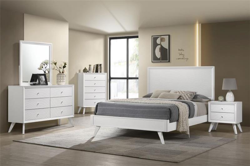 Janelle 4-piece Queen Bedroom Set White - (223651QS4)
