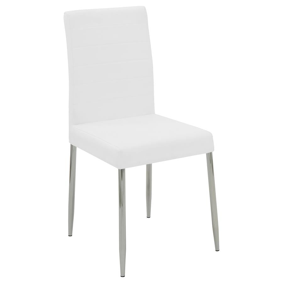 Maston Upholstered Dining Chairs White (set of 4) - (120767WHT)