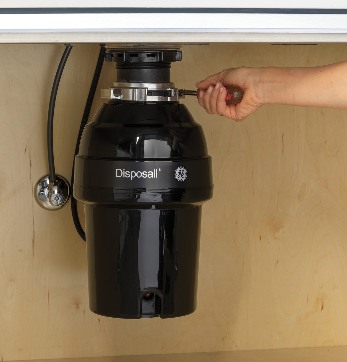 GE DISPOSALL(R) 1 HP Continuous Feed Garbage Disposer Non-Corded - (GFC1020N)